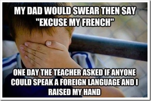 Excuse my French
