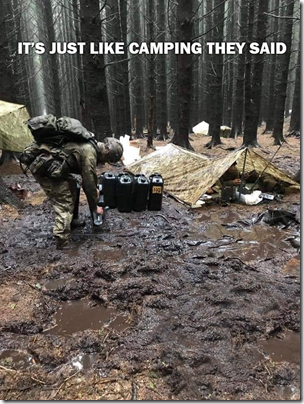It's Just Like Camping They Said